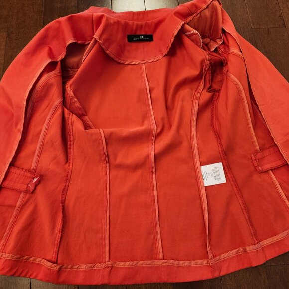 Elisabetta Franchi Celyn women's orange blazer in size XS - Picture 3 of 8